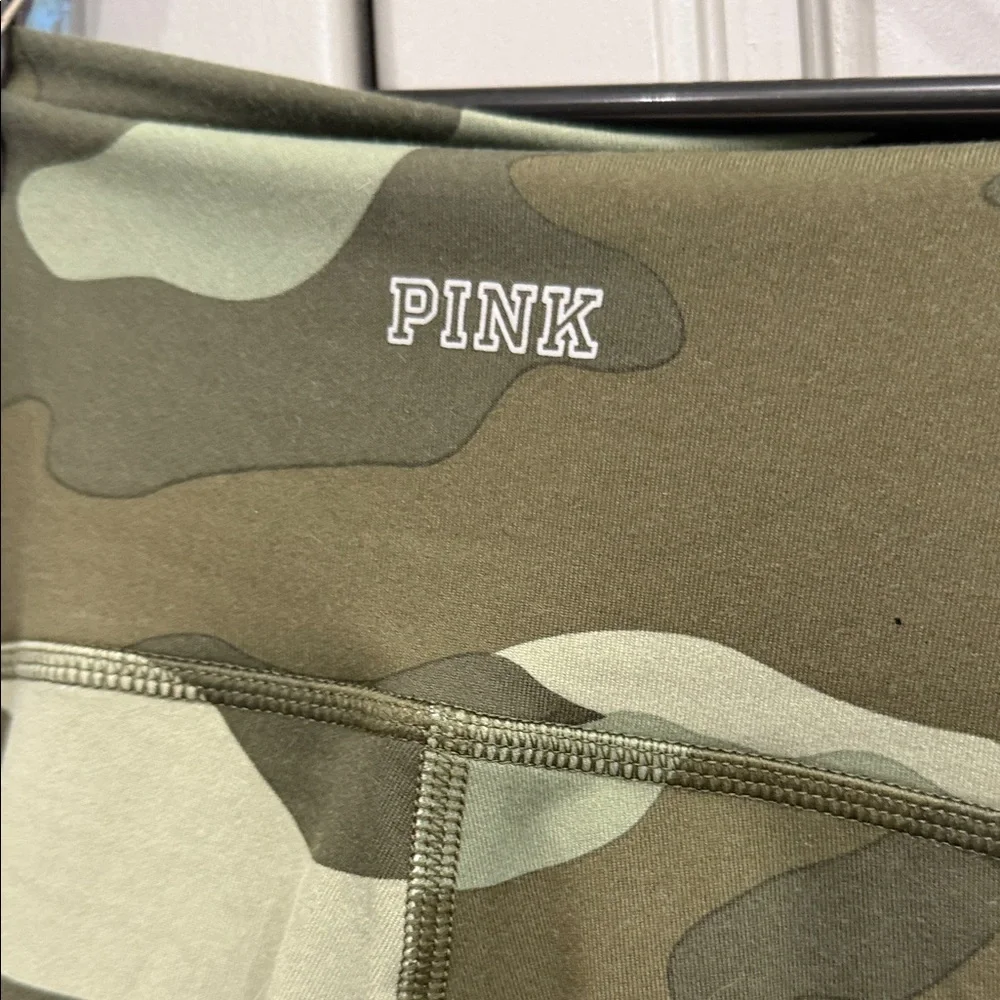Victoria's Secret Green Camouflage Leggings - Picture 3 of 8